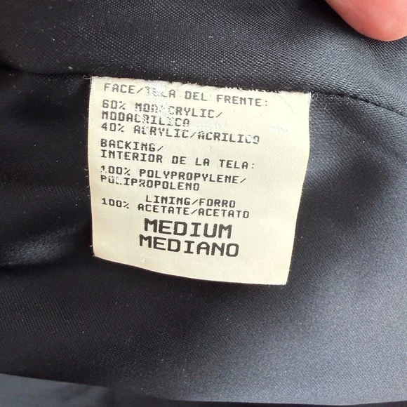 Vintage Faux fur black luxurious Jacket size medium - Picture 9 of 11